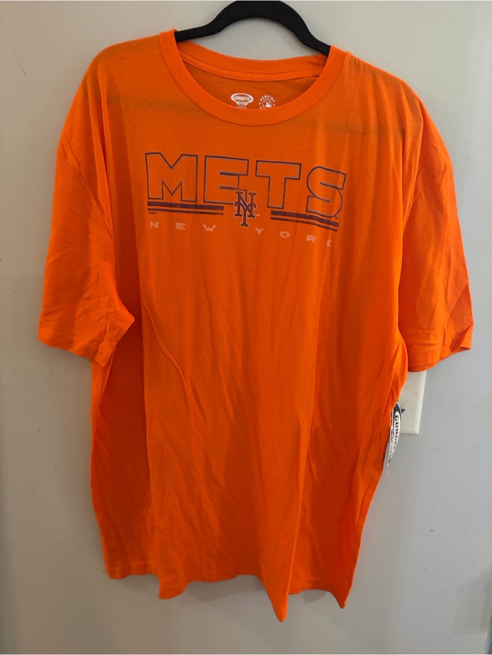Fanatics Orange New York Mets Graphic Tee